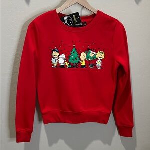 Peanuts Red Christmas Sweatshirt